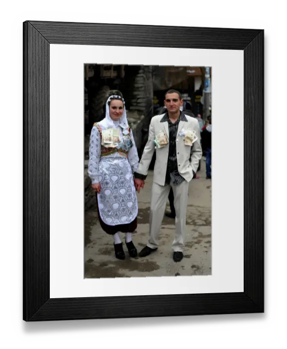 Framed Print : Bulgaria-Minority-Muslims-Wedding-Theme-Love
