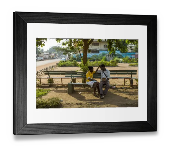 Framed Print : Centrafrica-Theme-Love-Unrest-Daily Life