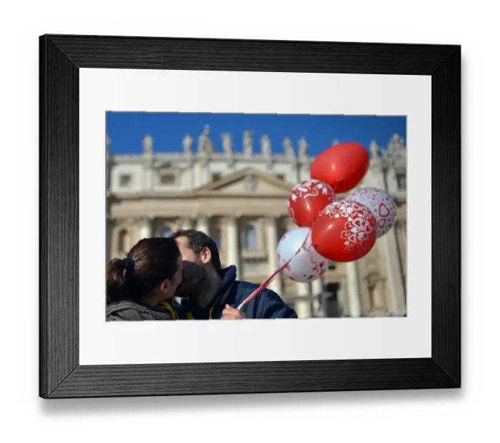 Framed Print : Vatican-Pope-Valentine-Love-Theme Framed Print : Vatican-Pope-Valentine-Love-Theme