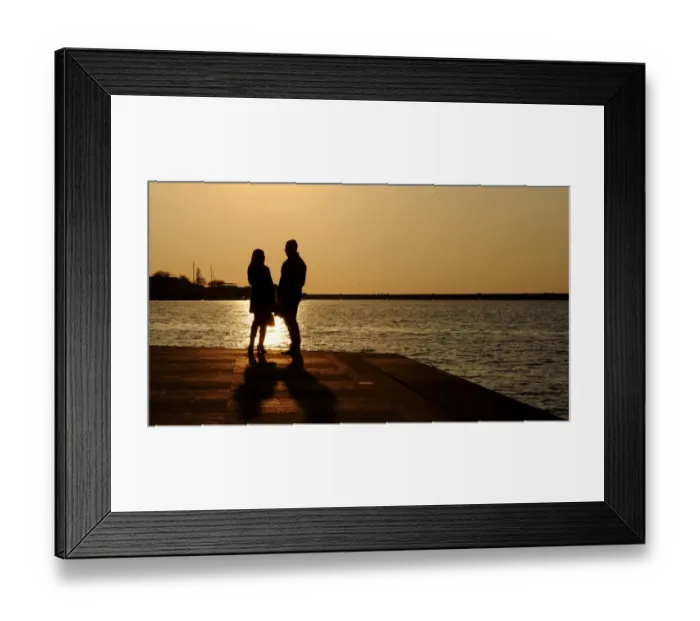 Framed Print : Crimea-Love-Couple-Sunset