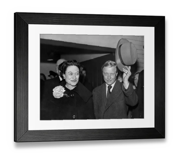 Framed Print : Edward-Duke of Windsor-Simpson