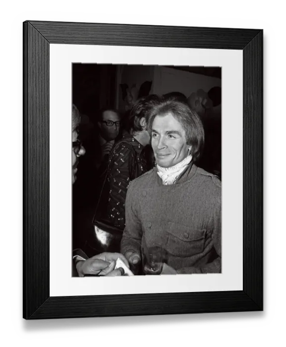 Framed Print : Soviet born ballet dancer Rudolf Nureyev August 1970