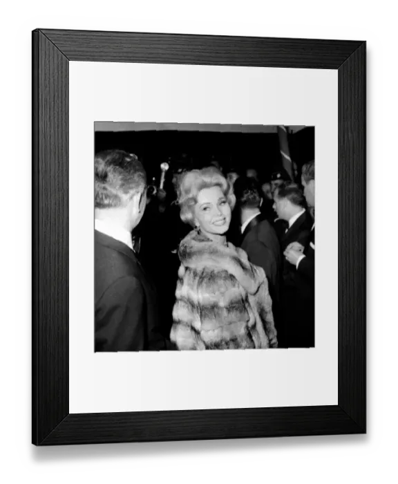 Framed Print : France-Cinema-Gabor Framed Print : France-Cinema-Gabor
