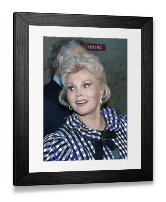 Framed Print : Zsa Zsa Gabor 1989 Framed Print : Zsa Zsa Gabor 1989