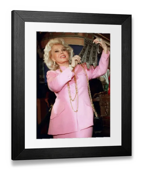 Framed Print : Zsa Zsa Gabor 1996 Framed Print : Zsa Zsa Gabor 1996