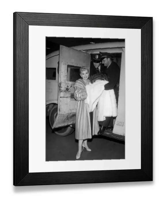 Framed Print : Zsa Zsa Gabor 1955