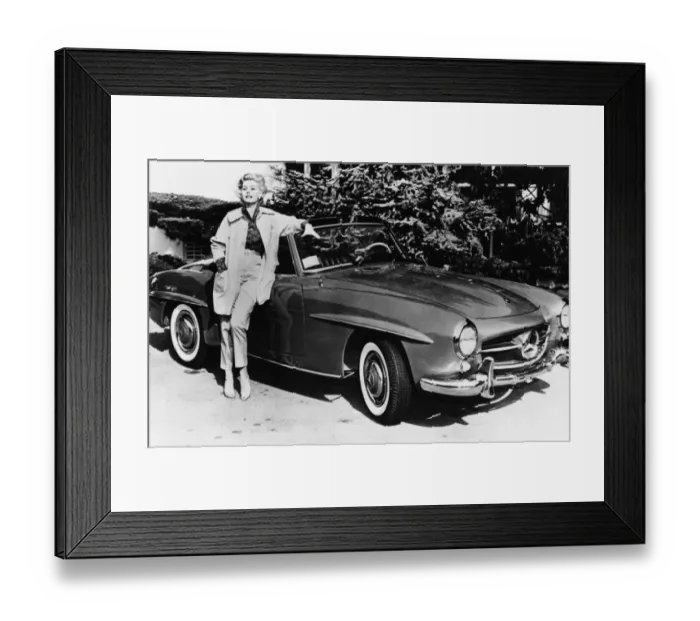 Framed Print : Zsa Zsa Gabor Poses 1958