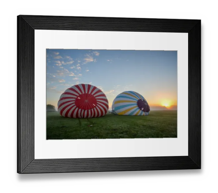 Framed Print : France-Balloon-Trapeze