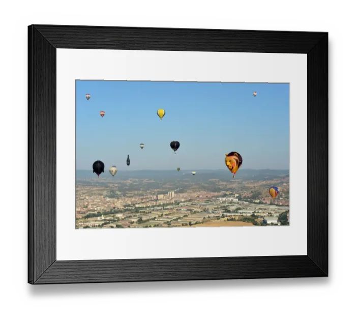 Framed Print : Spain-Balloons-Festival