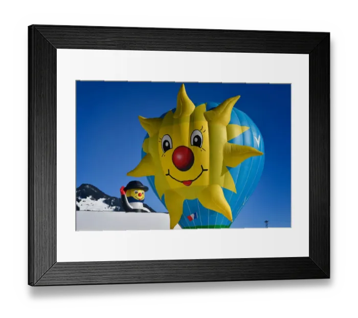 Framed Print : Switzerland-Culture-Balloon-Festival-Tourism