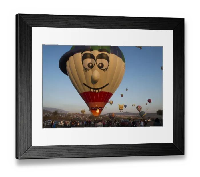 Framed Print : Mexico-Hot-Air-Balloons-Festival