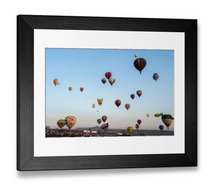 Framed Print : Mexico-Hot-Air-Balloons-Festival