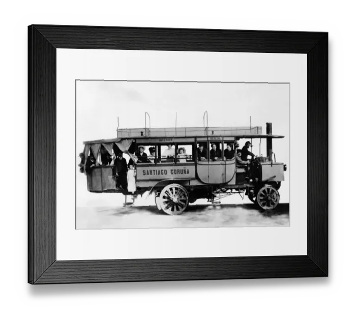 Framed Print : Santiago de Chile Omnibus Framed Print : Santiago de Chile Omnibus