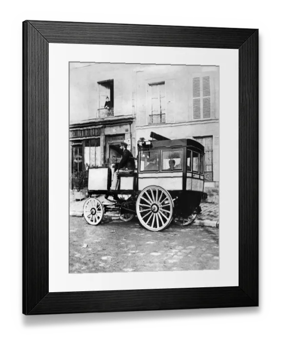 Framed Print : De Dion-Bouton Steam Omnibus Car Framed Print : De Dion-Bouton Steam Omnibus Car