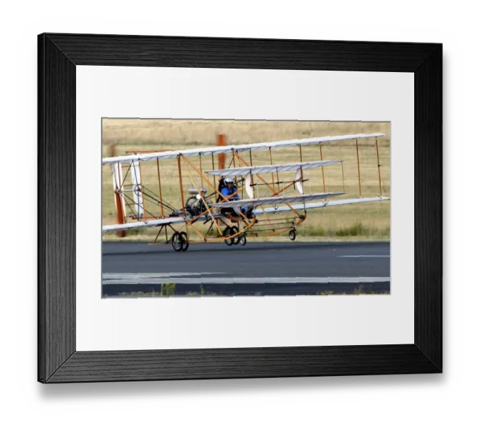 Framed Print : France-Aviation-Wright-Replica