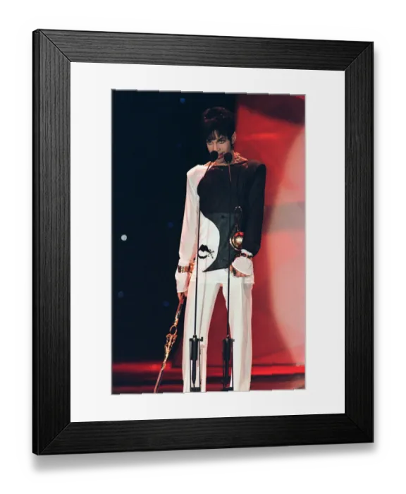 Framed Print : Mco-Music Awards-Prince