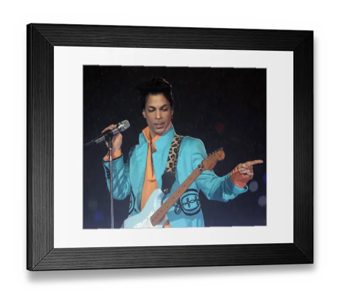 Framed Print : Fbn-Super Bowl-Prince