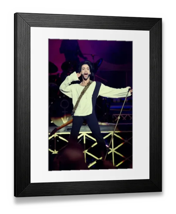 Framed Print : France-Us-Entertainment-Music-Prince Framed Print : France-Us-Entertainment-Music-Prince