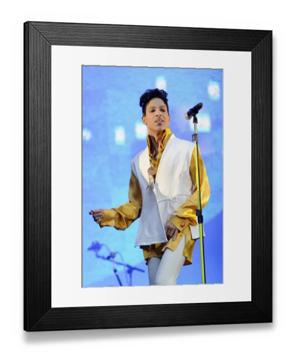 Framed Print : France-Music-Prince
