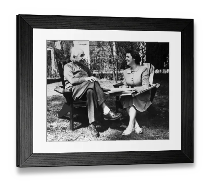 Framed Print : Bio-Einstein-Headshot-Pipe Framed Print : Bio-Einstein-Headshot-Pipe