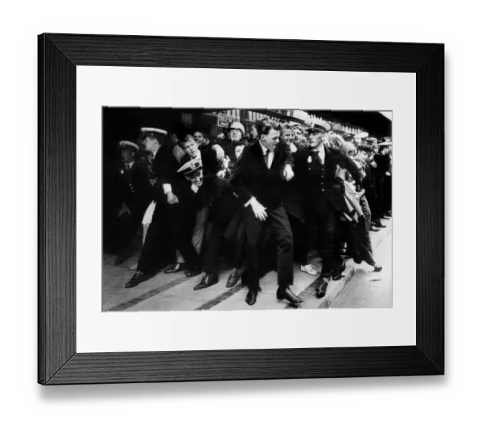 Framed Print : Hysterical Beatles Fans Copenhagen Framed Print : Hysterical Beatles Fans Copenhagen