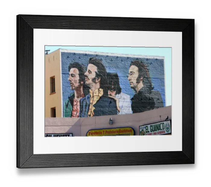 Framed Print : Us-Los Angeles-Murals Framed Print : Us-Los Angeles-Murals