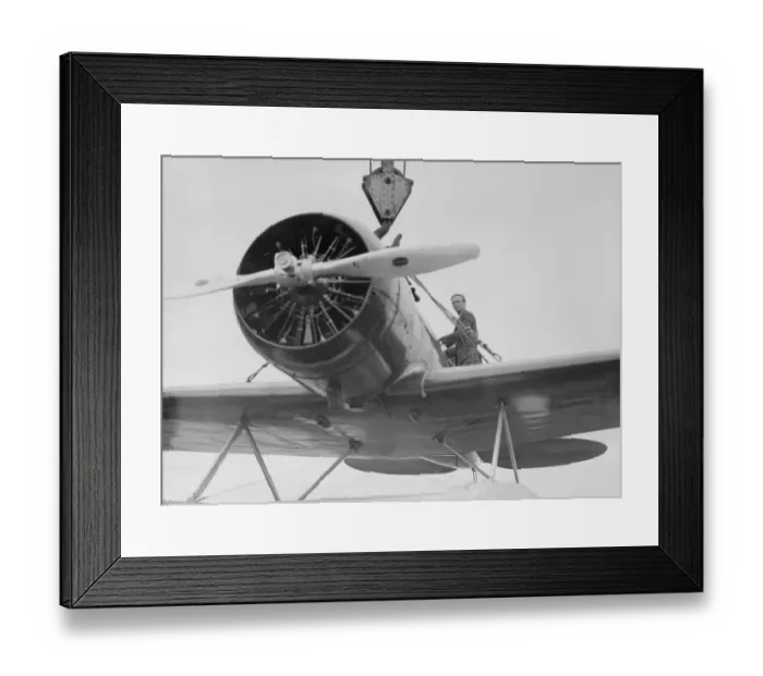 Framed Print : Lindbergh-Tingmissartoq Framed Print : Lindbergh-Tingmissartoq