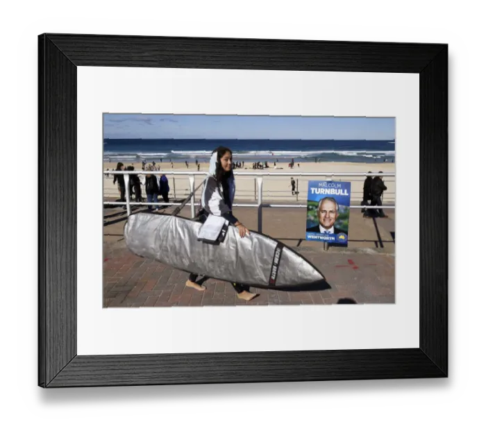 Framed Print : Australia-Vote-Politics