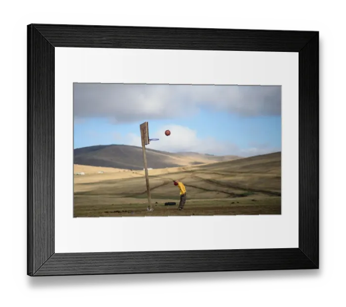 Framed Print : Mongolia-Festival-Children-Animal-Horses