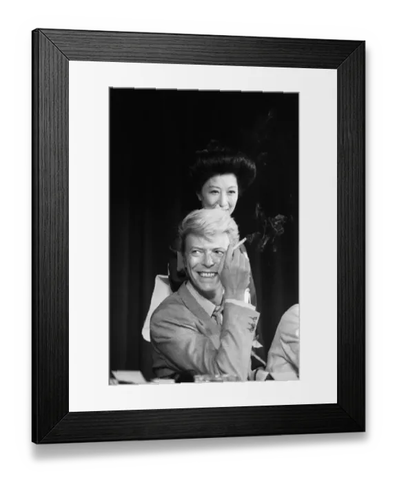 Framed Print : France-Film-Festival-Bowie Framed Print : France-Film-Festival-Bowie