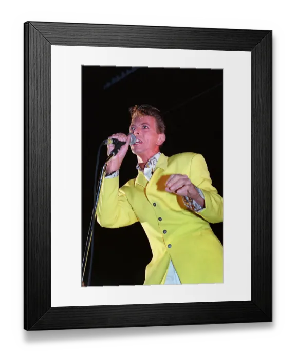 Framed Print : France-Music-Bowie Framed Print : France-Music-Bowie