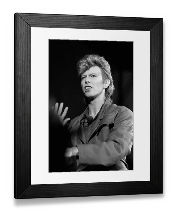 Framed Print : France-Music-Bowie Framed Print : France-Music-Bowie