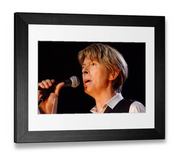 Framed Print : France-Rock-Bowie Framed Print : France-Rock-Bowie