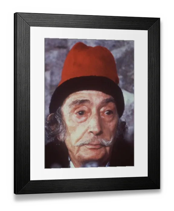 Framed Print : Salvador Dali Portrait 1980 Framed Print : Salvador Dali Portrait 1980