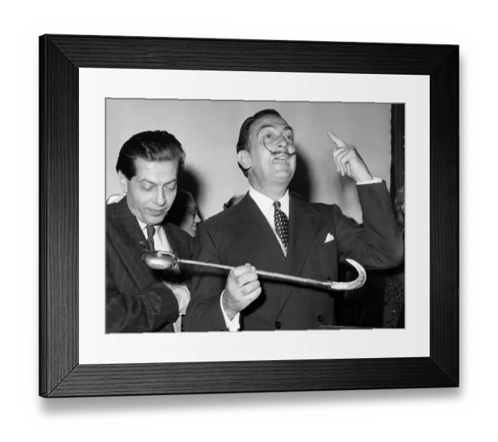 Framed Print : Dali Press Conference Framed Print : Dali Press Conference