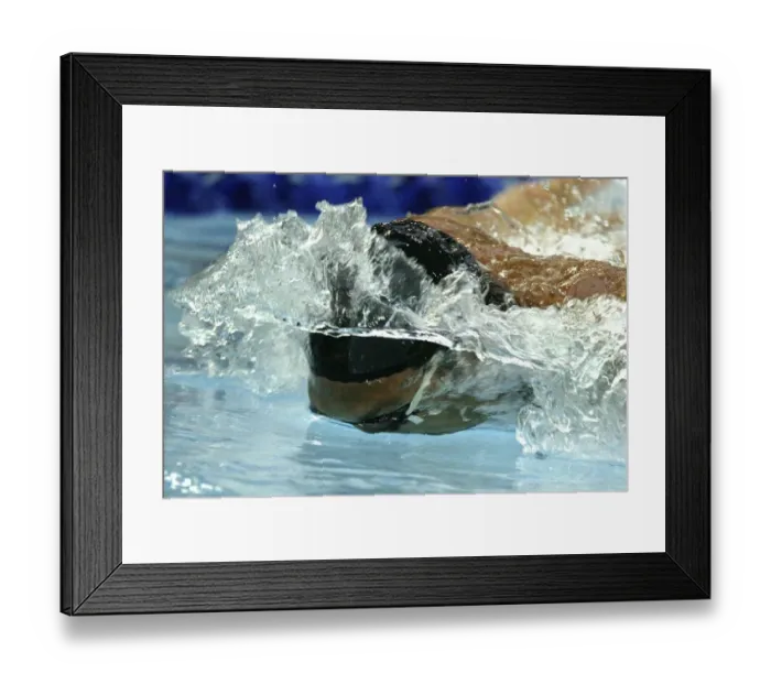 Framed Print : Swim-Aus-World-Huegill Framed Print : Swim-Aus-World-Huegill