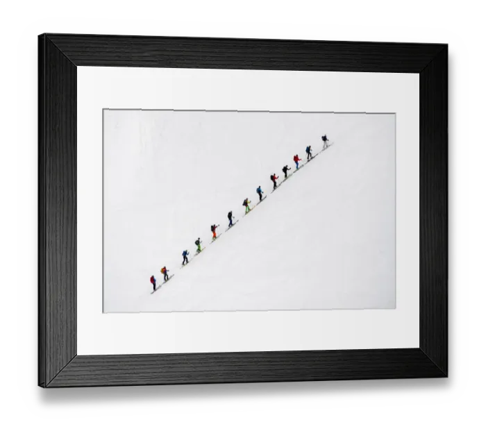 Framed Print : Switzerland-Tourisme-Ski-Touring