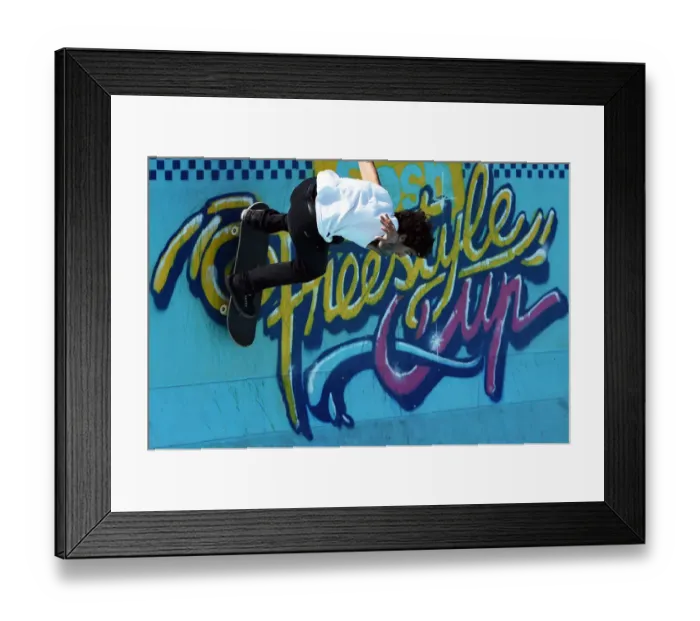 Framed Print : Sport-Loisirs-Skateboard