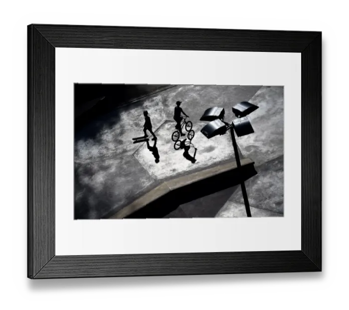 Framed Print : Features-Luxembourg-Skateboard Framed Print : Features-Luxembourg-Skateboard