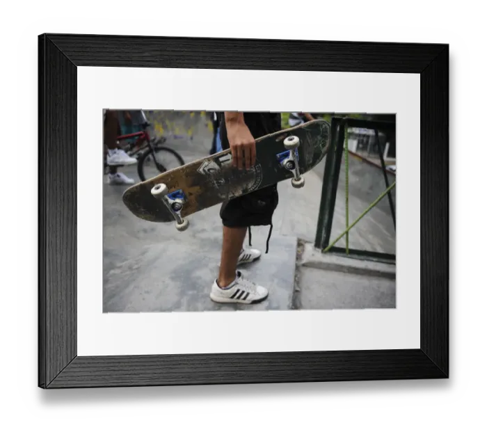 Framed Print : Venezuela-Skateboard-Feature Framed Print : Venezuela-Skateboard-Feature