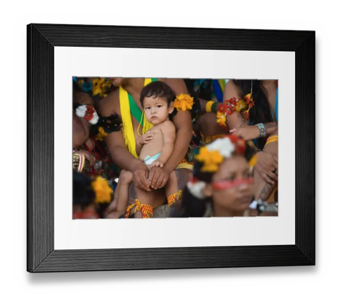 Framed Print : Brazil-Ind1Genous-Olympics Framed Print : Brazil-Ind1Genous-Olympics