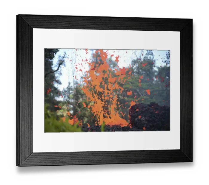 Framed Print : Us-Volcano-Hawaii