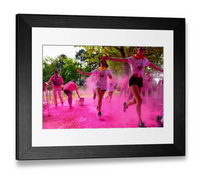 Framed Print : France-Color-Run-Sport-Entertainment Framed Print : France-Color-Run-Sport-Entertainment