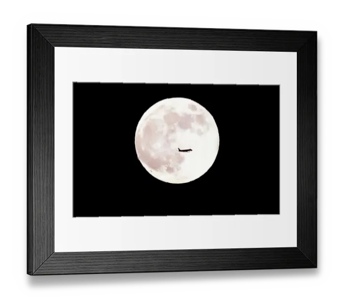 Framed Print : Us-Moon-Feature