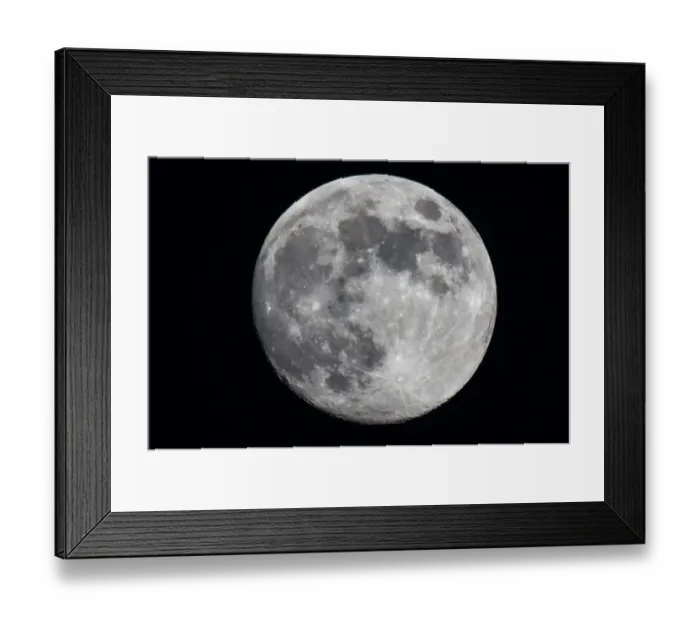 Framed Print : France-Moon-Feature