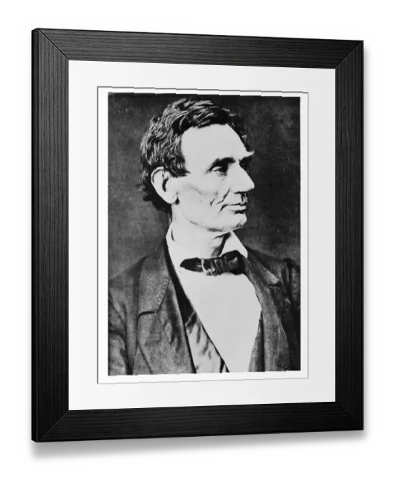 Framed Print : President Abraham Lincoln Portrait Framed Print : President Abraham Lincoln Portrait
