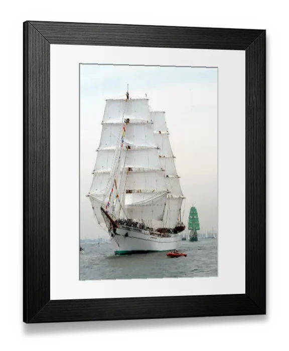 Framed Print : Sailing-Tall Ships-Poland-Sedov