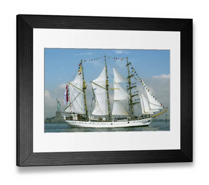 Framed Print : Us-Fleet Week-Tall Ships
