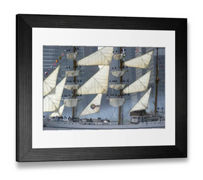 Framed Print : Us-Fleet Week-Tall Ships