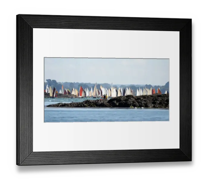 Framed Print : Sailing-France-Tradition-Gulf-Week Framed Print : Sailing-France-Tradition-Gulf-Week